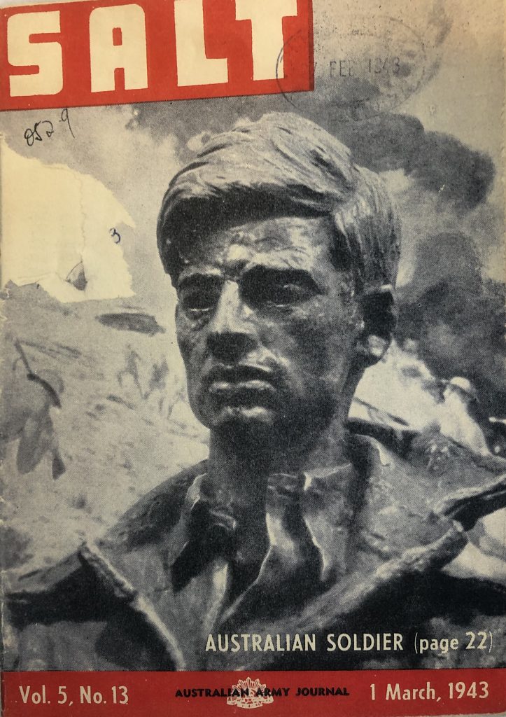 Front cover of SALT magazine with a photo of a bust boy Jim Wigley